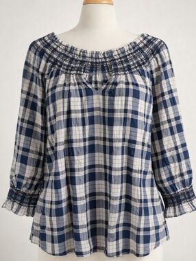 Talbots Ruffle Neck Blouse | Size 2X | Classic Feminine Style